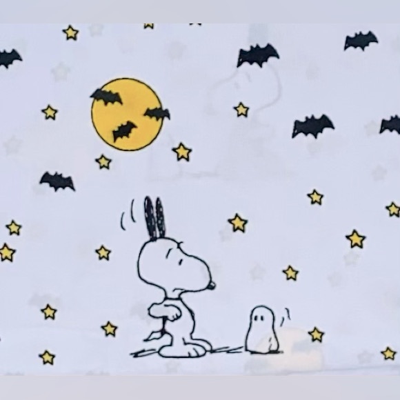 Peanuts Snoopy Halloween Ghosts Sheet Set - Queen - Picture 3 of 5